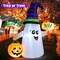 GOOSH 5FT Inflatable Halloween Cute Ghost with The Pumpkin and Built-in LEDs